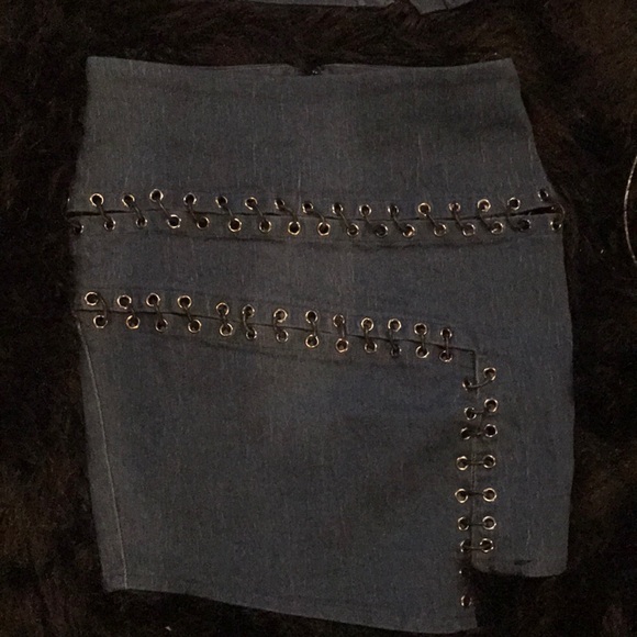 Lace Up Denim Set💙🖤 - Picture 5 of 5